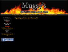 Tablet Screenshot of mugsyssportsbar.com